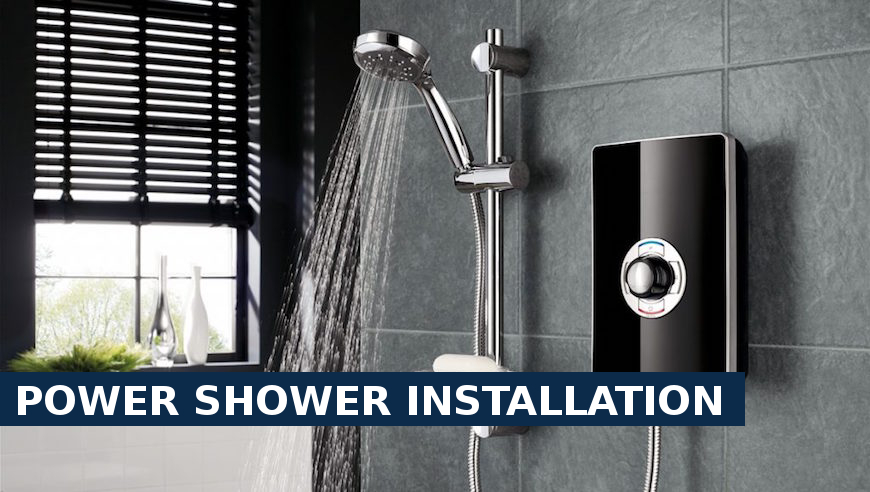 Power shower installation Leyton